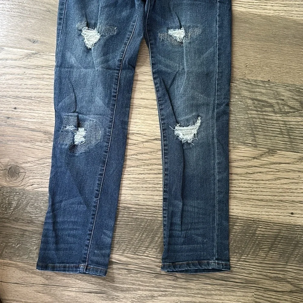 KidPik jeans - glitter distressing‎ girls size 12